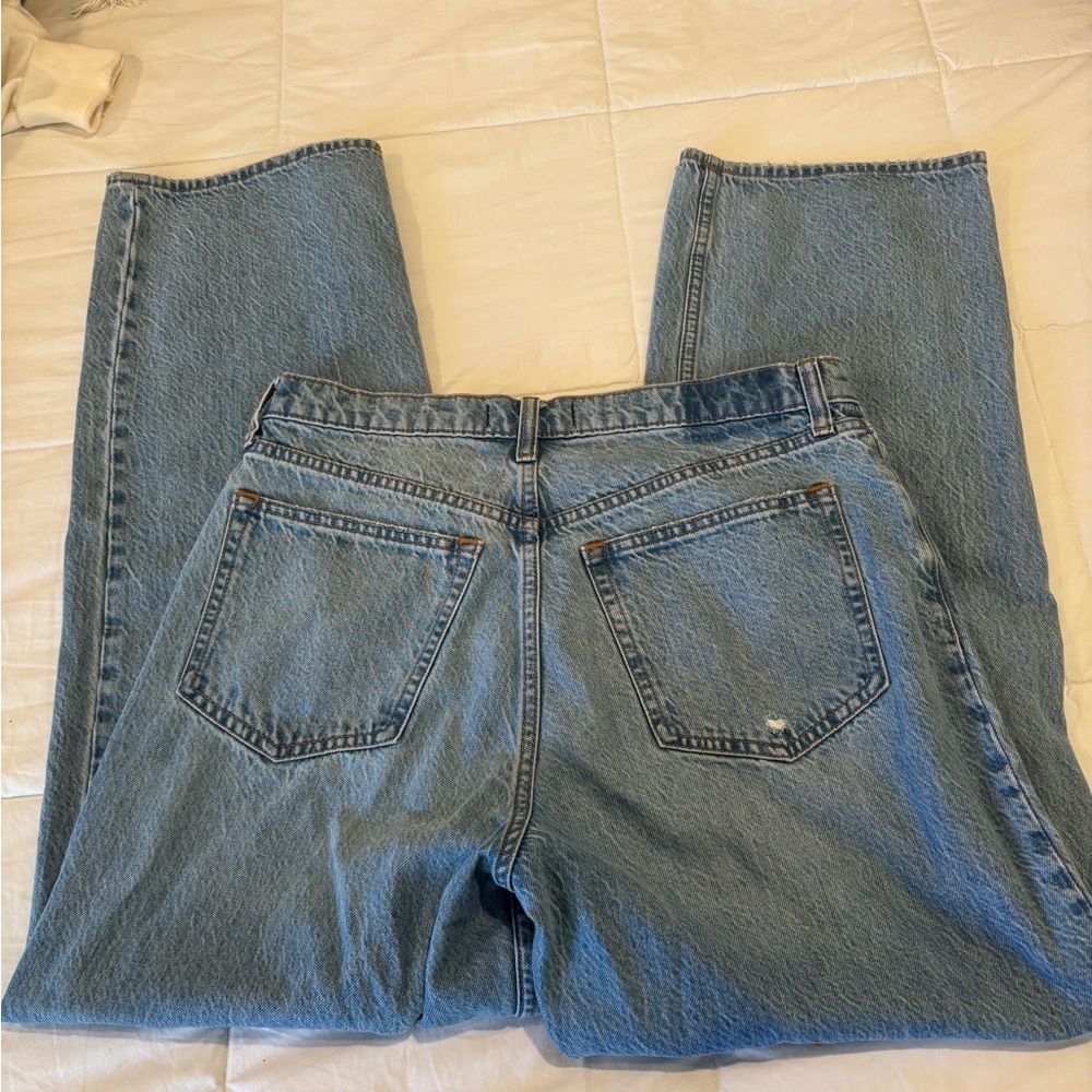 Abercrombie & Fitch Light Blue Relaxed women Jeans - Picture 3 of 7